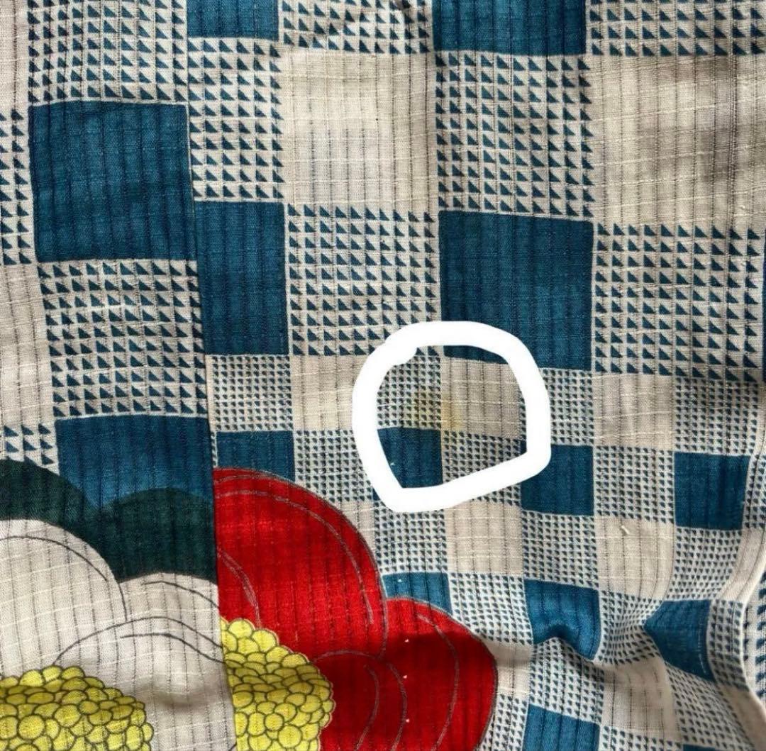 ★最終価格★DOUBLE MAISON 花柄チェック浴衣