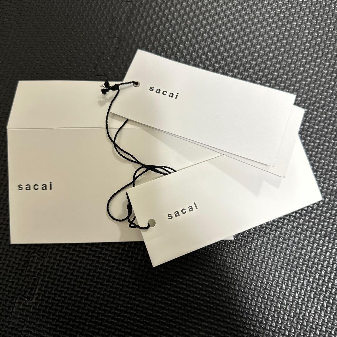 【新品未使用】sacai ブラック ミリタリージャケット　ブラック サイズ3