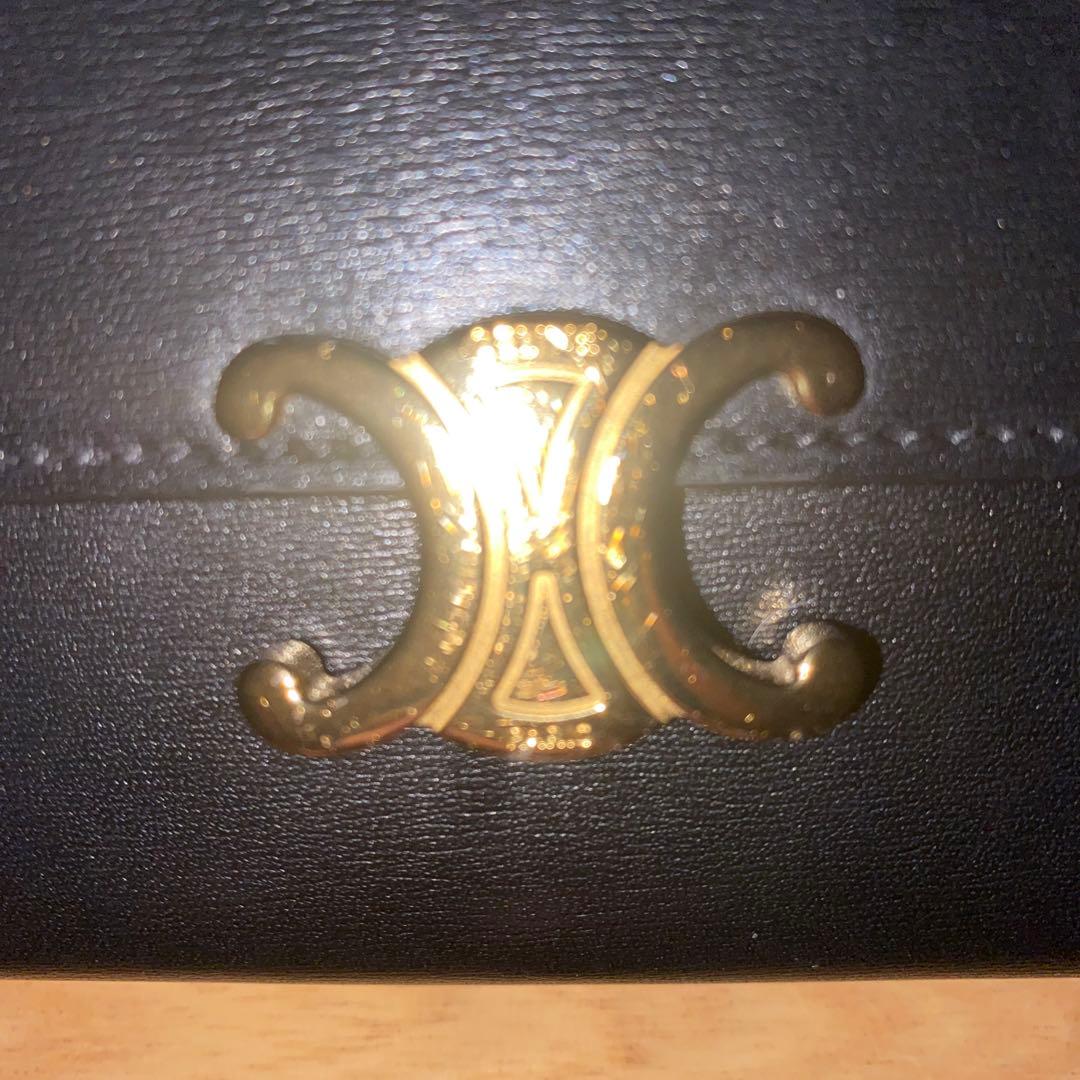 CELINE 長財布 黒 レザー