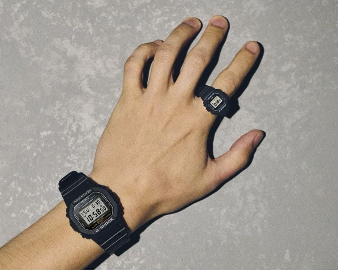 【新品】新作G-SHOCK nano ／DWN-5600-1JR リングウォッチ