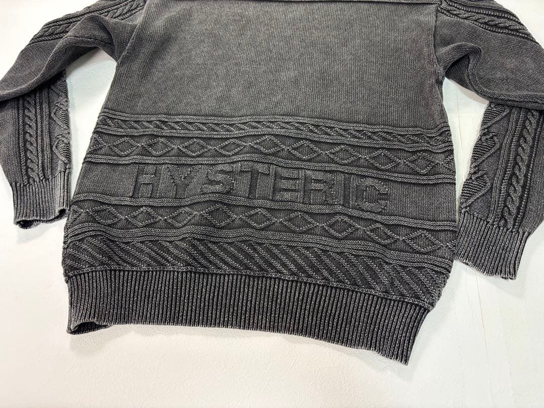 激レア ヒステリックグラマー Original Blues 別注 ケーブルニット