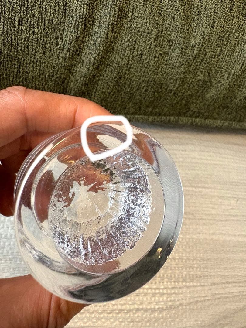 ドームナンシー クリスタルペーパーウェイトキャンドルたて