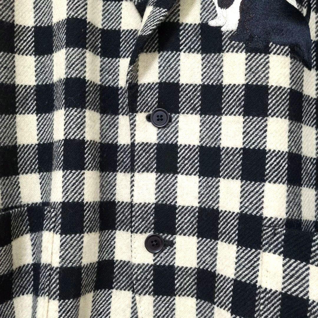 ワンダフルワールド テリア 刺繍 ジャケット チェック