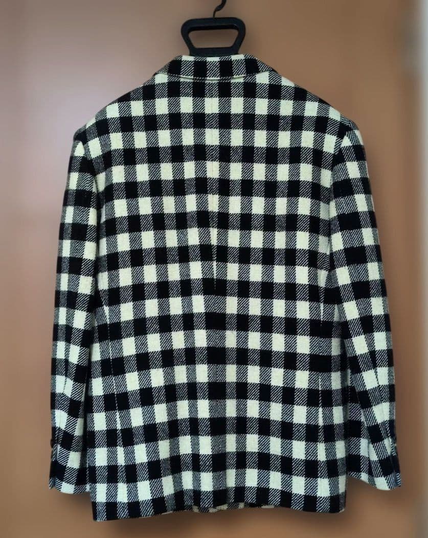 ワンダフルワールド テリア 刺繍 ジャケット チェック