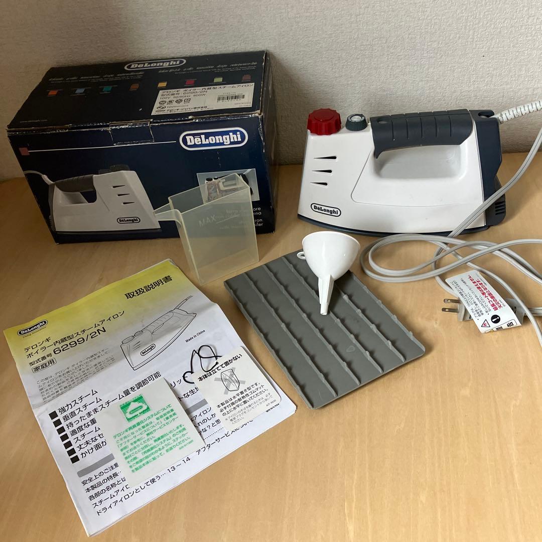 デロンギ ボイラー内蔵型 スチームアイロン 6299/2N DeLongh