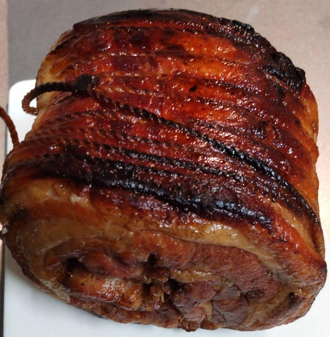 特撰岩手県産 SPF 岩中豚大判糸巻きバラ焼豚タレ付800g ～【冷蔵】