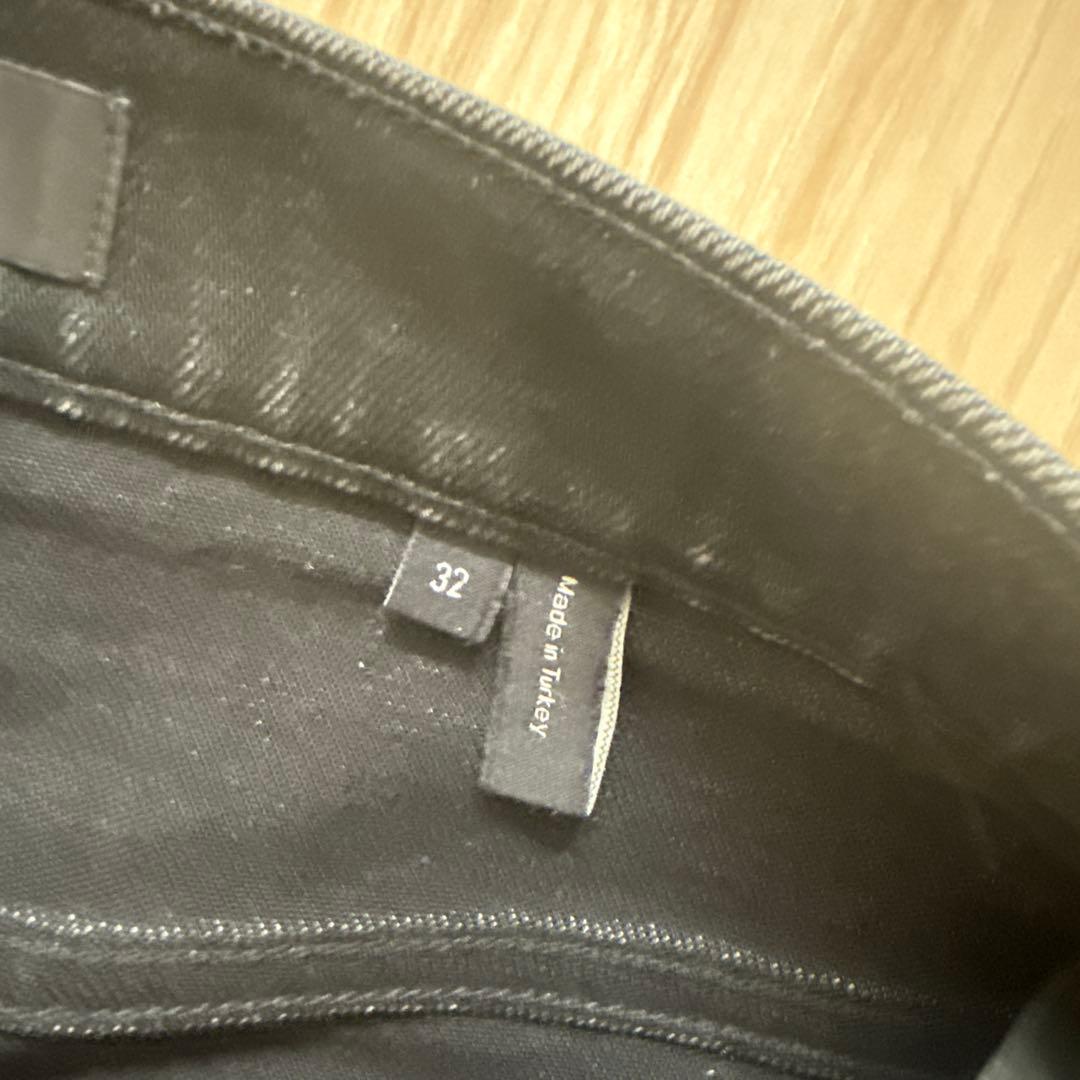 【美品】Theory ブラック デニム 32 高級感◎