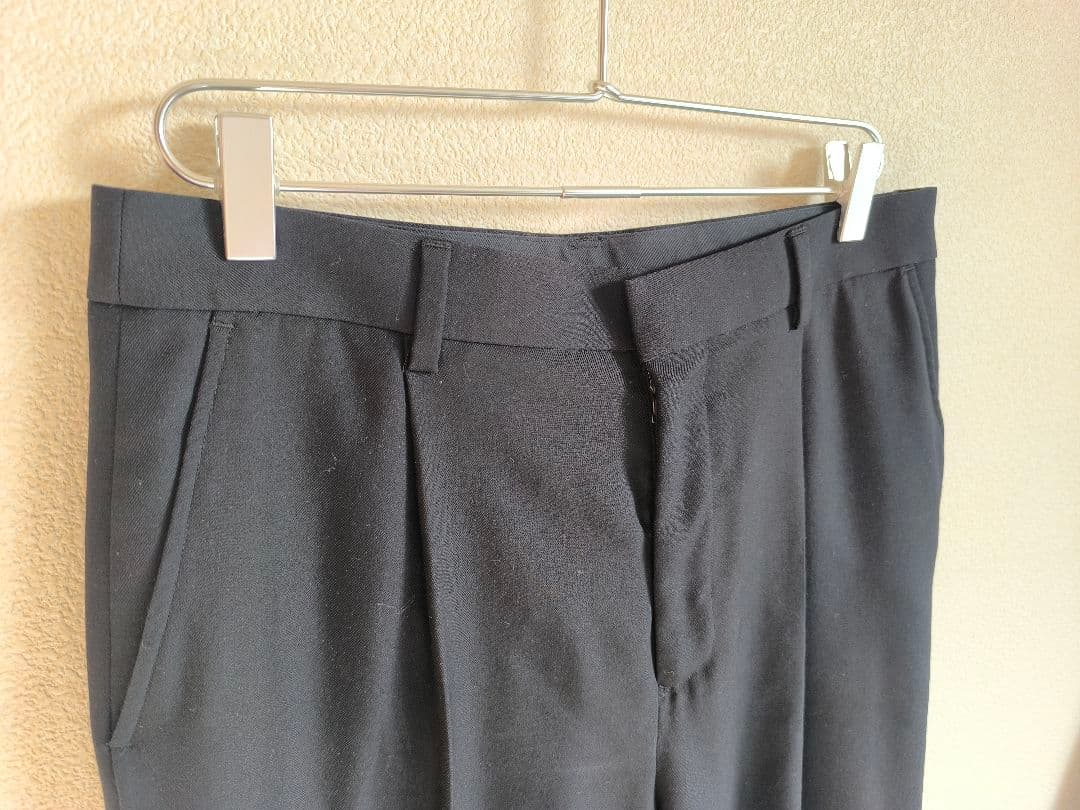 スーツ WIRROW Wool serge wide tapered slacks