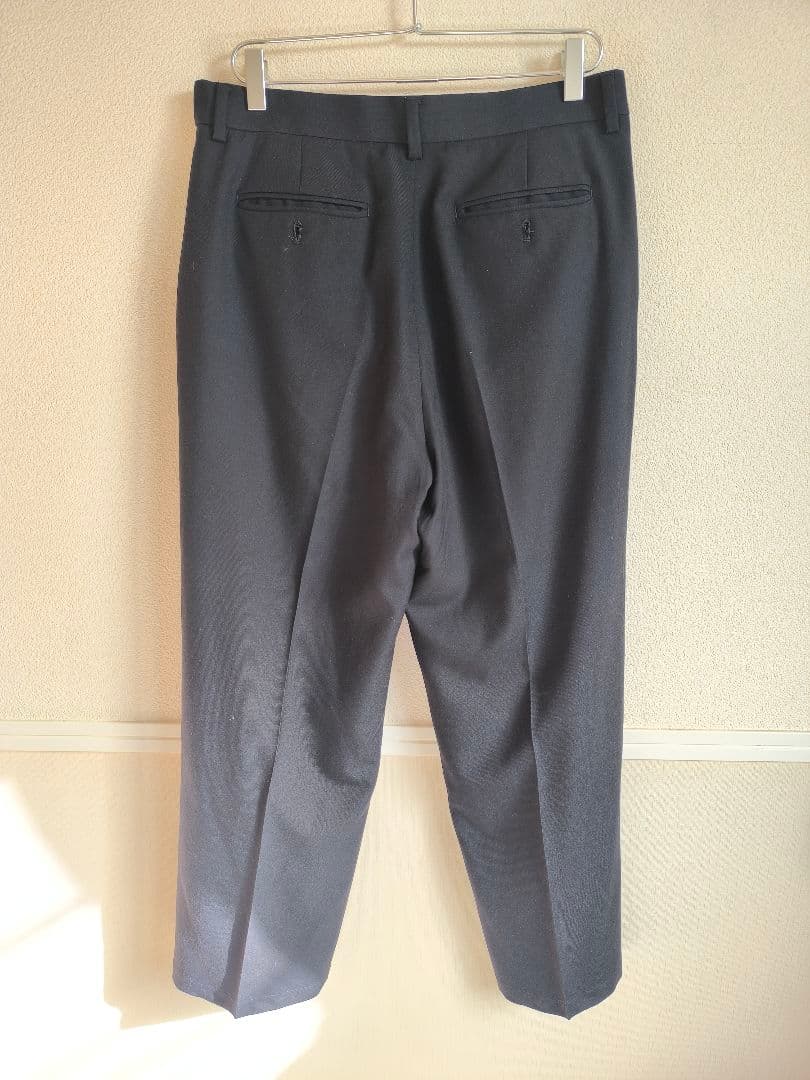 スーツ WIRROW Wool serge wide tapered slacks