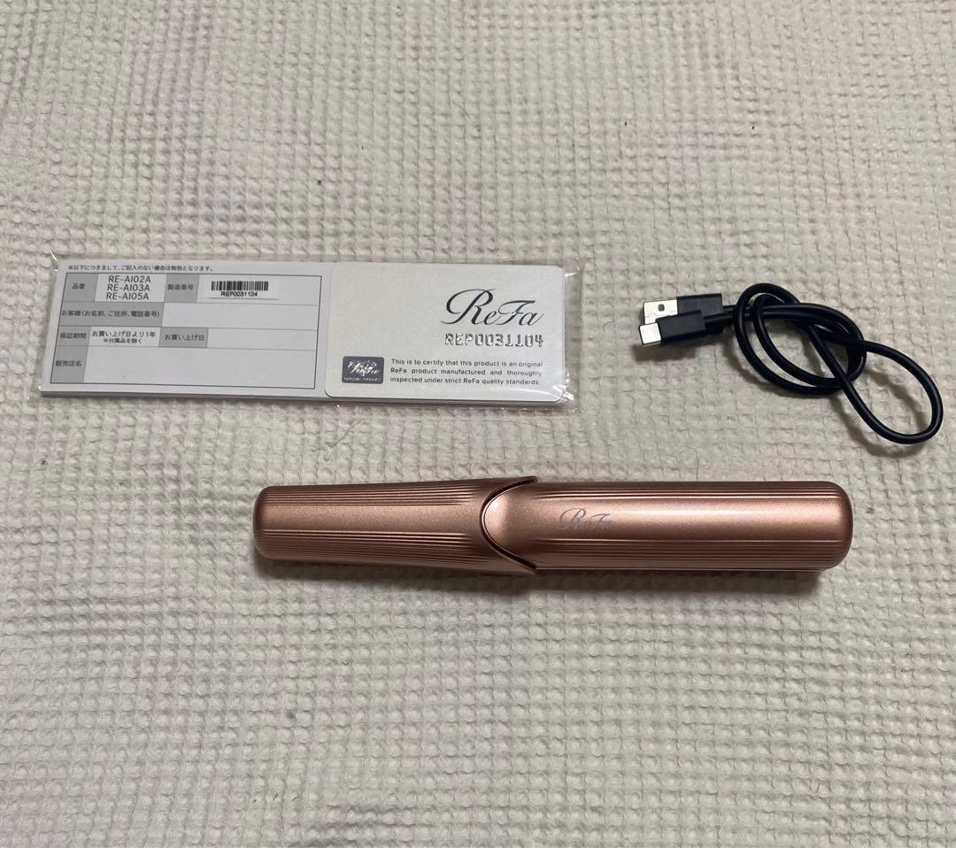 ReFa フィンガーアイロン ローズゴールド