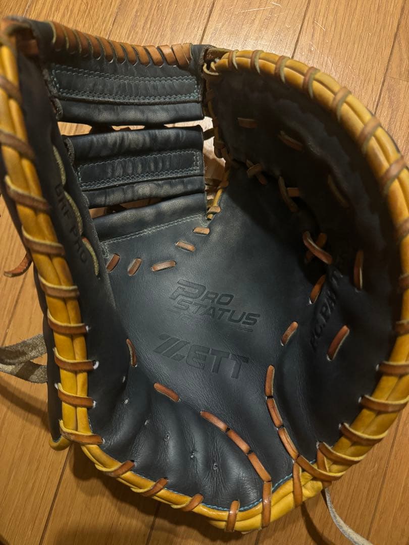 ZETT PRO STATUS 軟式オーダーファーストミット　頓宮モデル