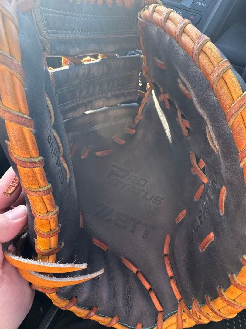 ZETT PRO STATUS 軟式オーダーファーストミット　頓宮モデル