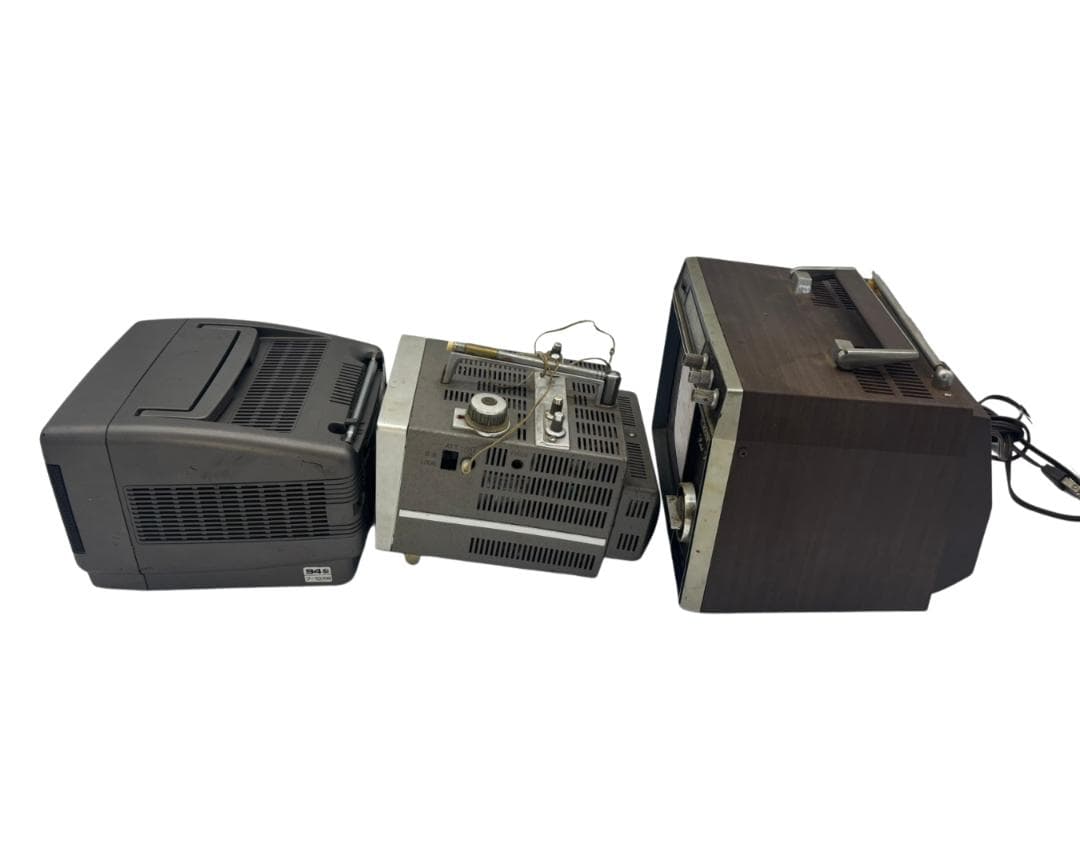 【希少】昭和レトロ ブラウン管 テレビ 3点セット アンティーク インテリア