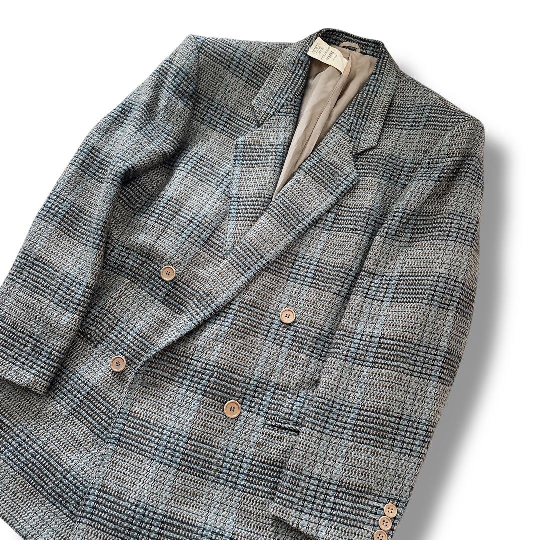 GIORGIO ARMANI ダブルブレスト テーラードジャケット チェック