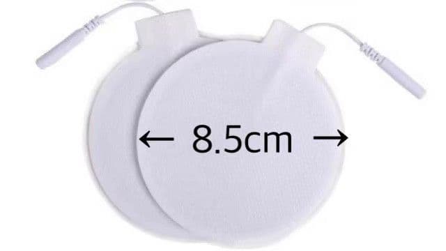 楽トレコアレEMS低周波用丸型直径8.5cm粘着パッド48個セット