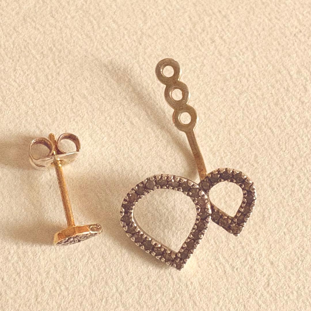 Artida Oud [lotus] ダイヤモンド ピアス&チャーム シングル