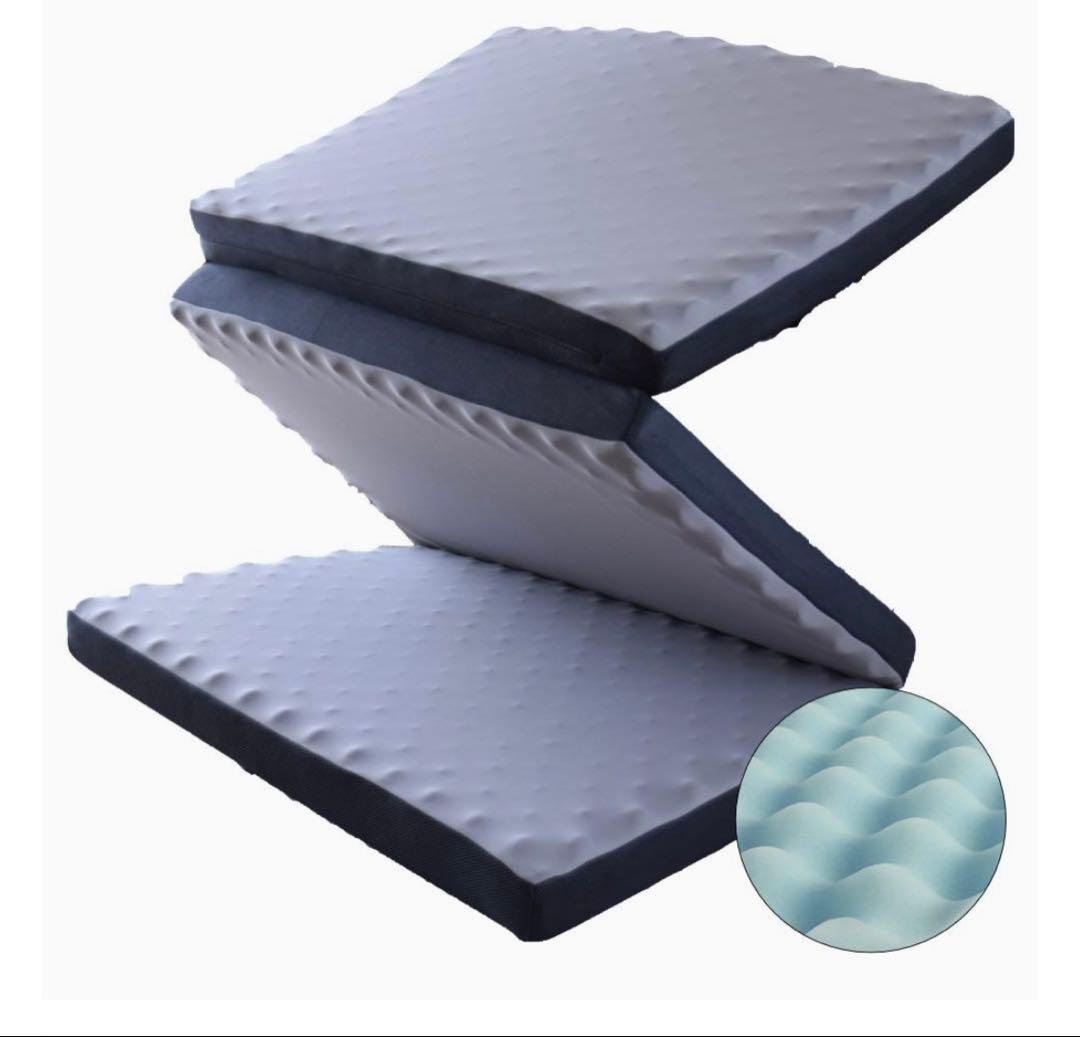 ★新品未開封★安眠工房 西川　点で支える三つ折りマットレス シングル