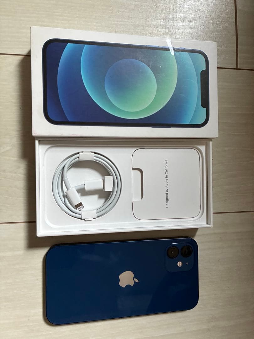 海外版Apple iPhone 12 本体 ブルー Dual SIM