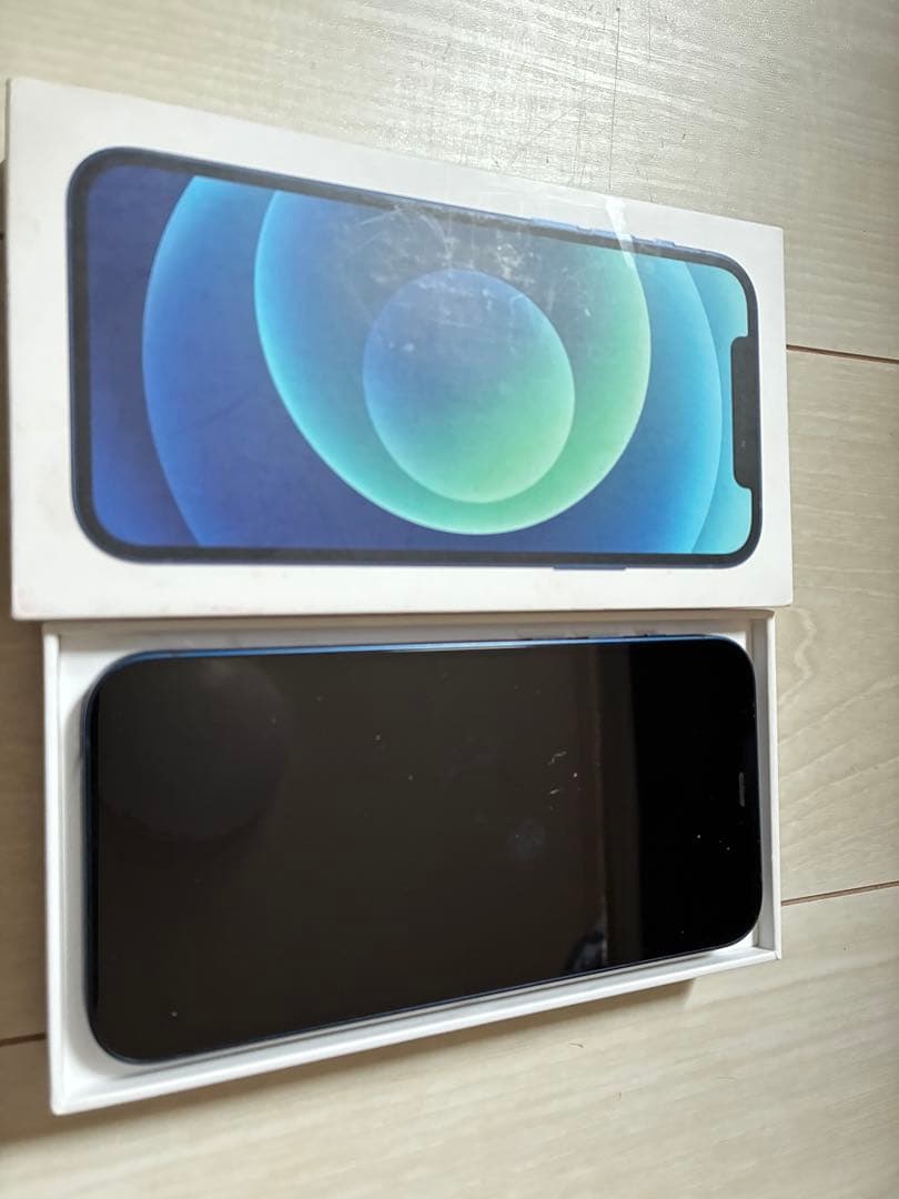 海外版Apple iPhone 12 本体 ブルー Dual SIM