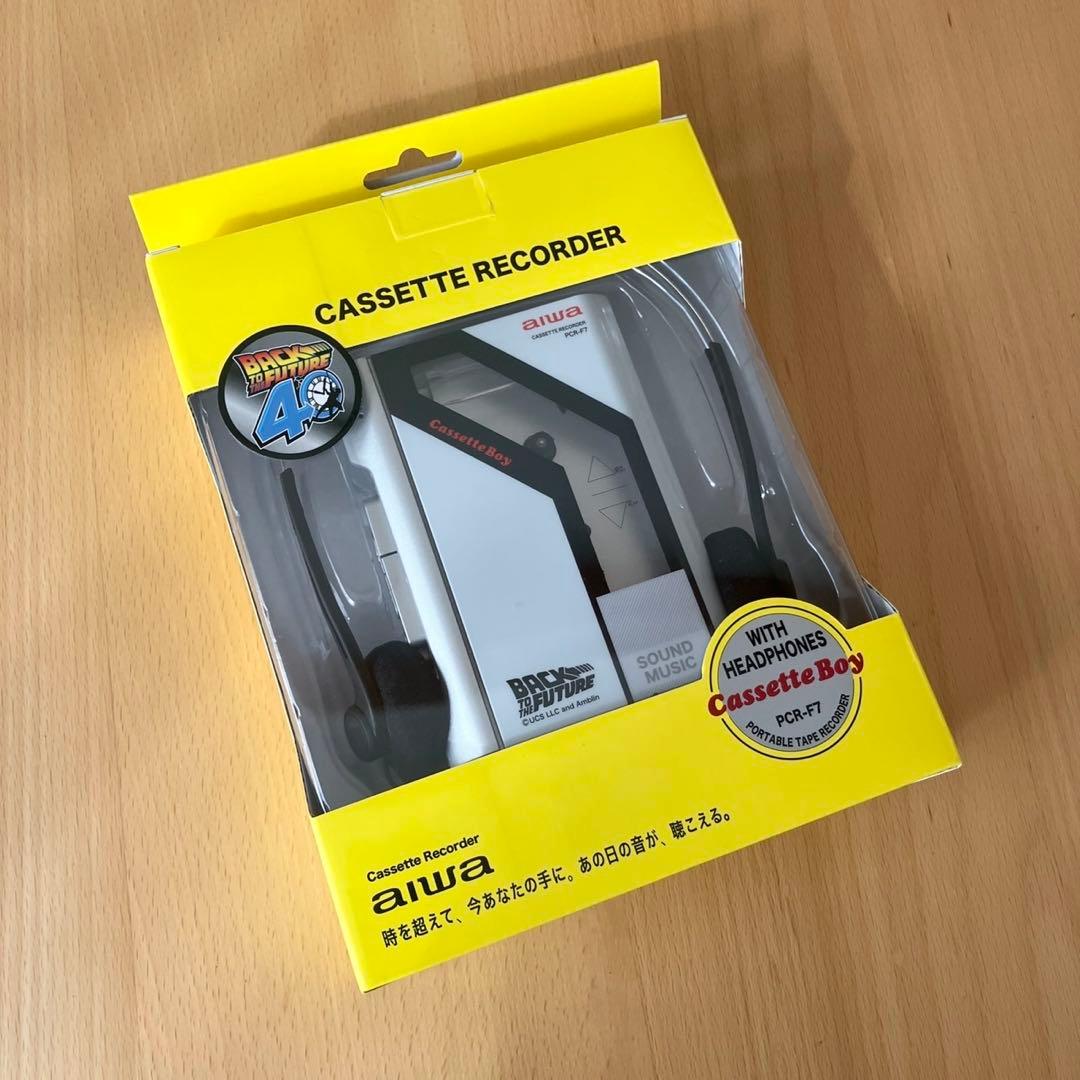 バックトゥザフューチャー ドンキ　ポータブルカセットプレイヤー　aiwa