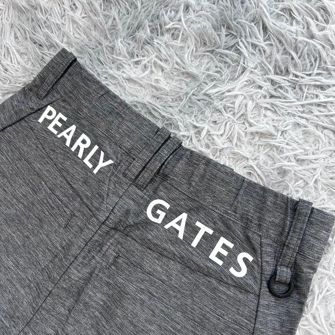 新品　パーリーゲイツ　スカート　ストレッチ　秋冬　ウエストゴム　持続保温　グレー