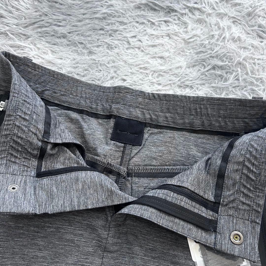 新品　パーリーゲイツ　スカート　ストレッチ　秋冬　ウエストゴム　持続保温　グレー