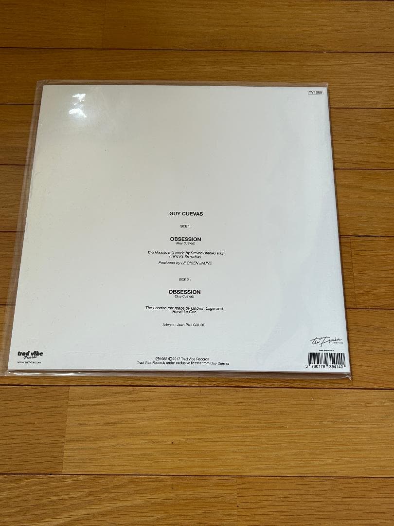 洋楽 Guy Cuevas-Obsession 12inch Francois K
