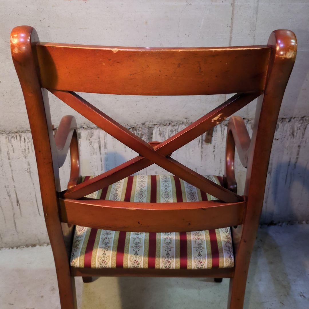 イギリス ヴィンテージ家具 ダイニングチェア アームチェア 椅子④