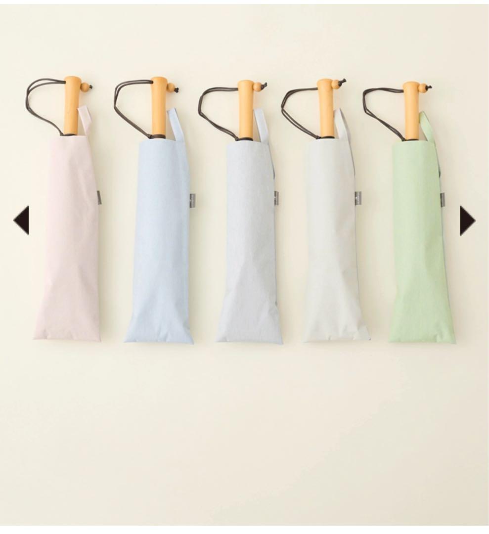 サンバリア 100 ２段 折り 日傘　moku グレー