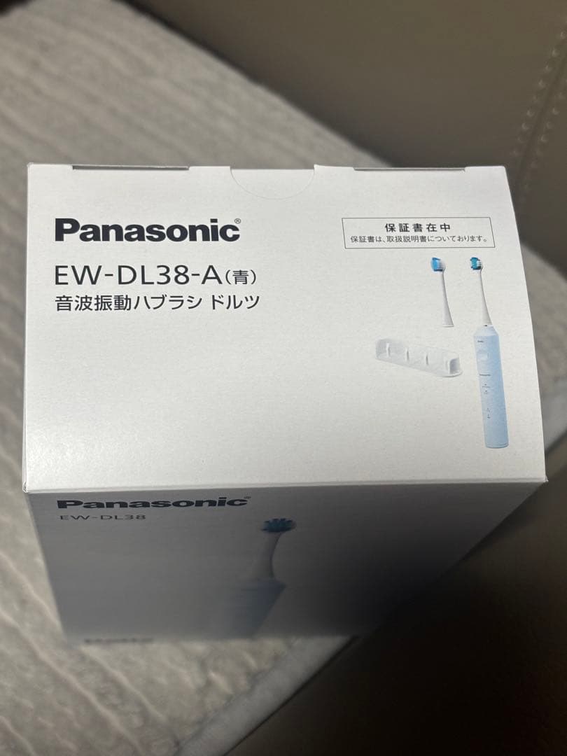 新品未使用　電動歯ブラシ　Panasonic EW-DL38-A 青