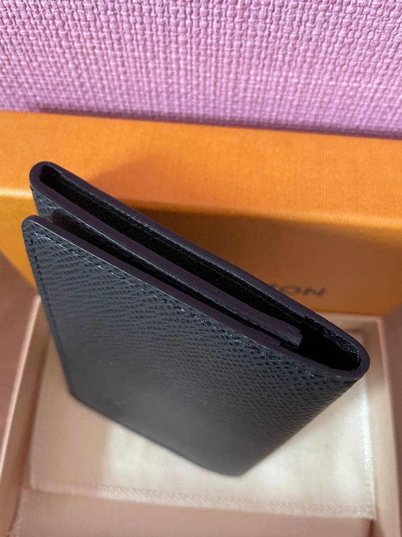 ルイヴィトン　名刺入れ　タイガ　ブラック　カードケース　※付属品有