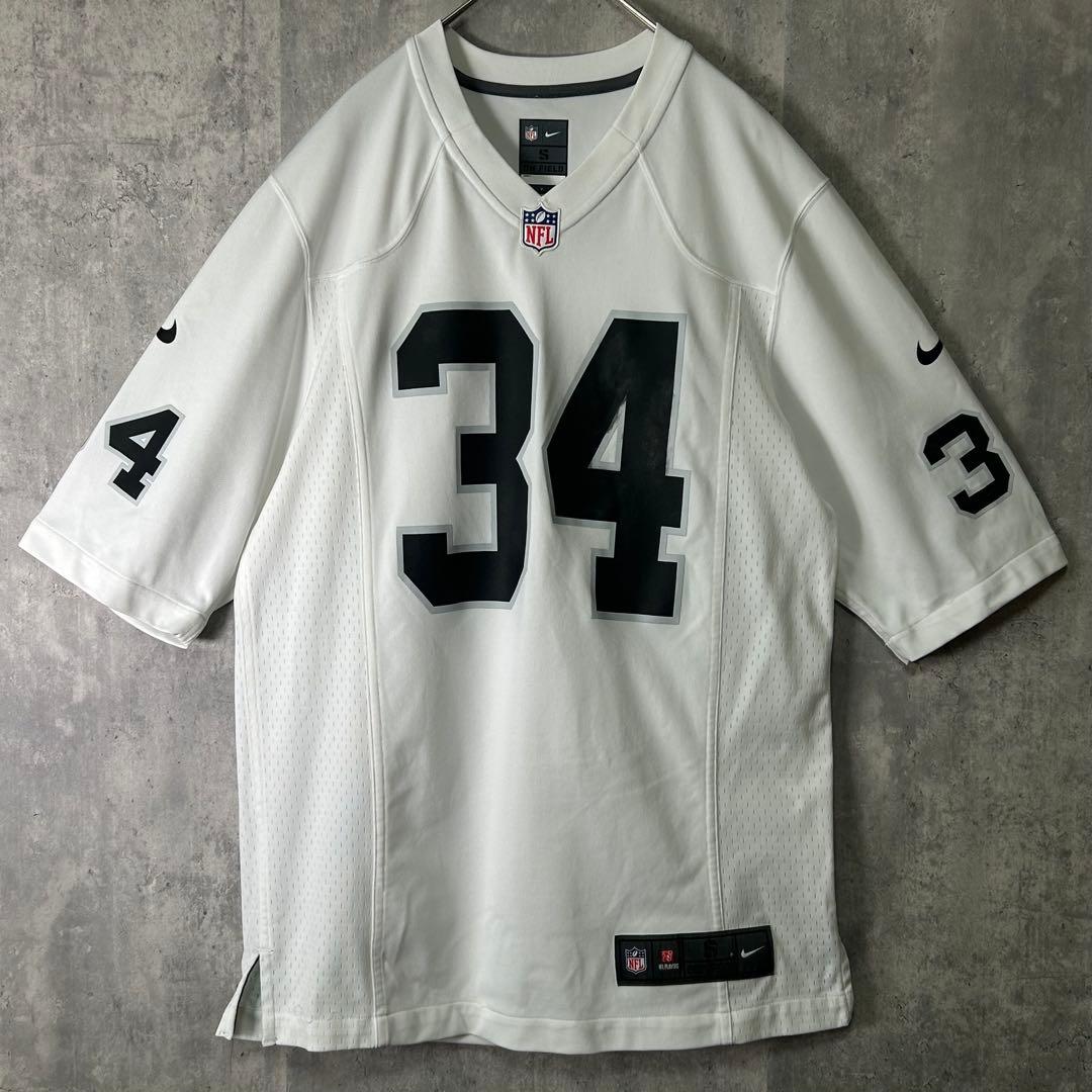 希少 NIKE NFL レイダース ボージャクソン ゲームシャツ 白