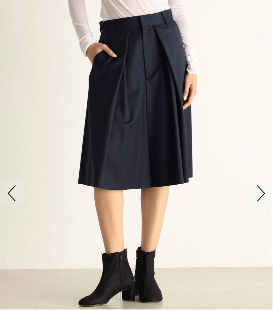 Edition ゼニア タックワイドハーフパンツ　size34（7号）グレー