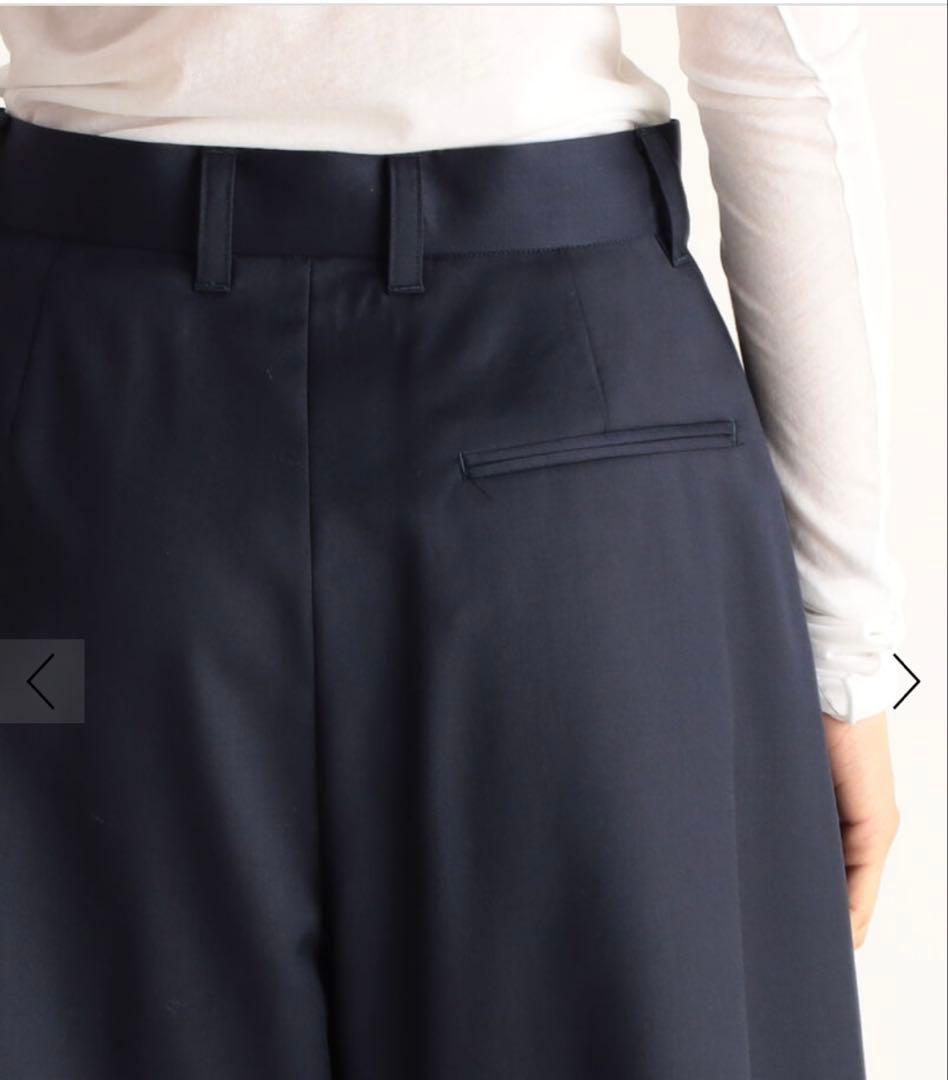 Edition ゼニア タックワイドハーフパンツ　size34（7号）グレー