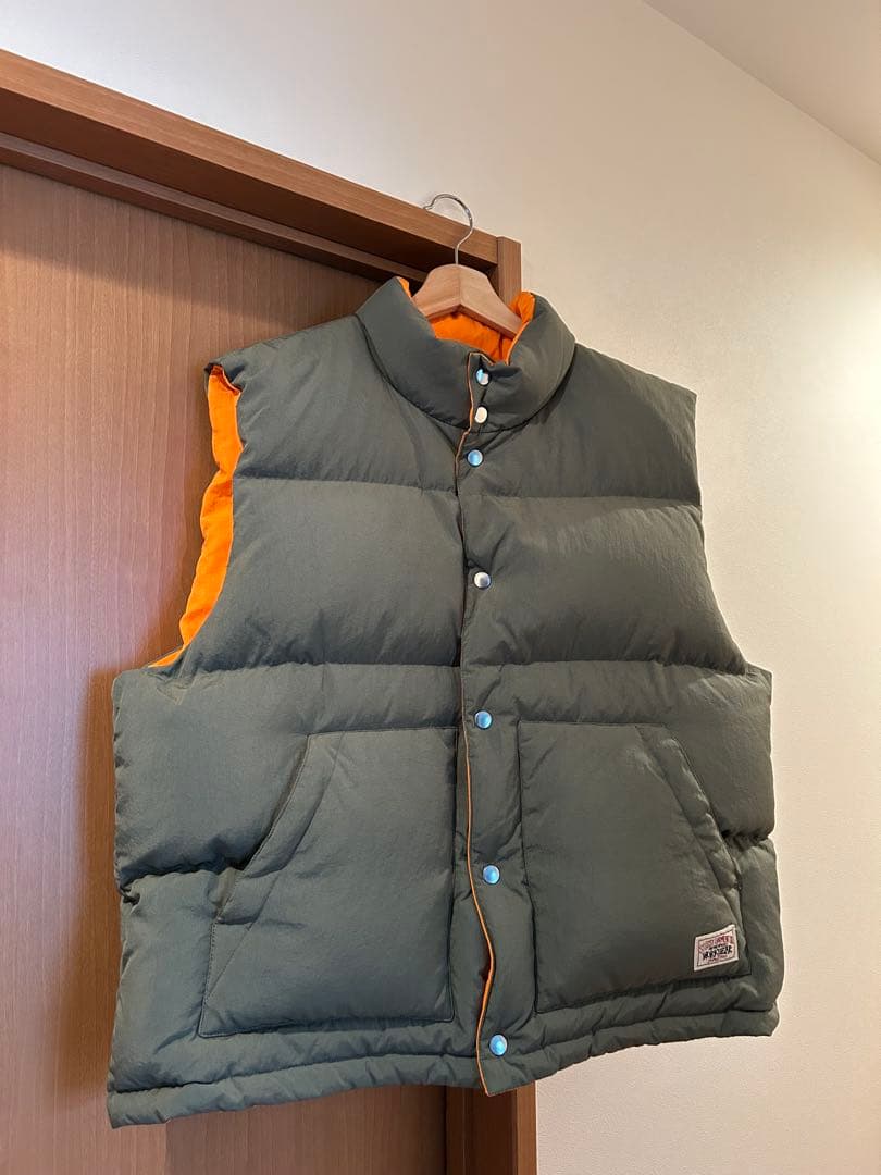 トップス Stussy REVERSIBLE DOWN WORKGEAR VEST