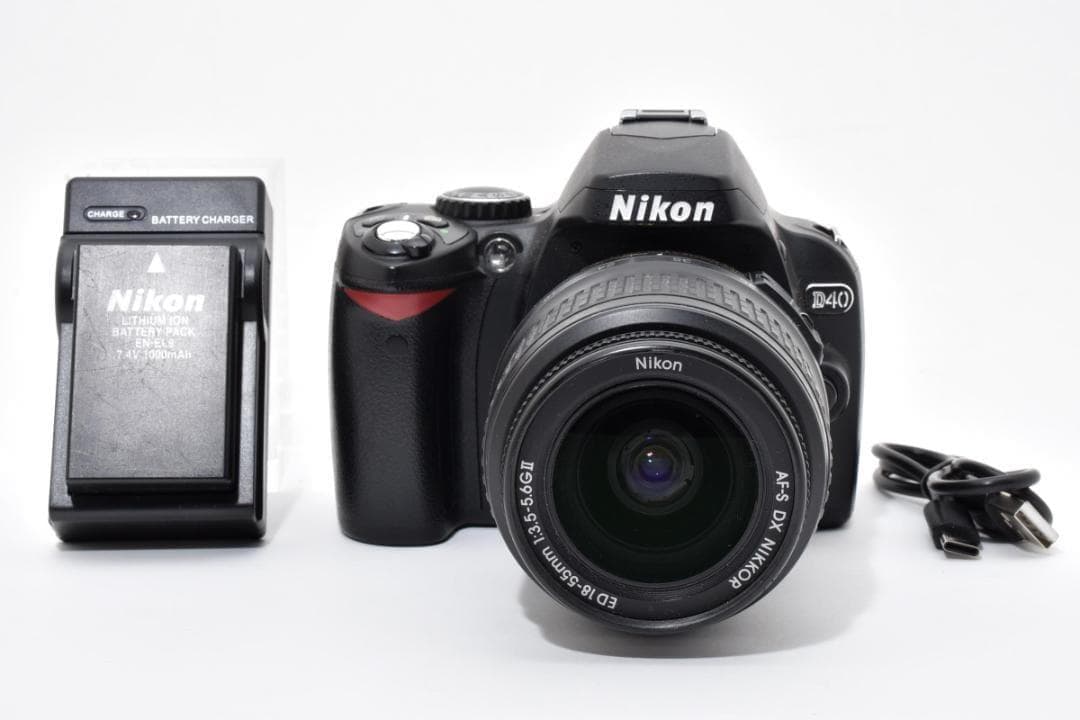 【大人気】Nikon ニコン D40 レンズセット デジタル一眼カメラ