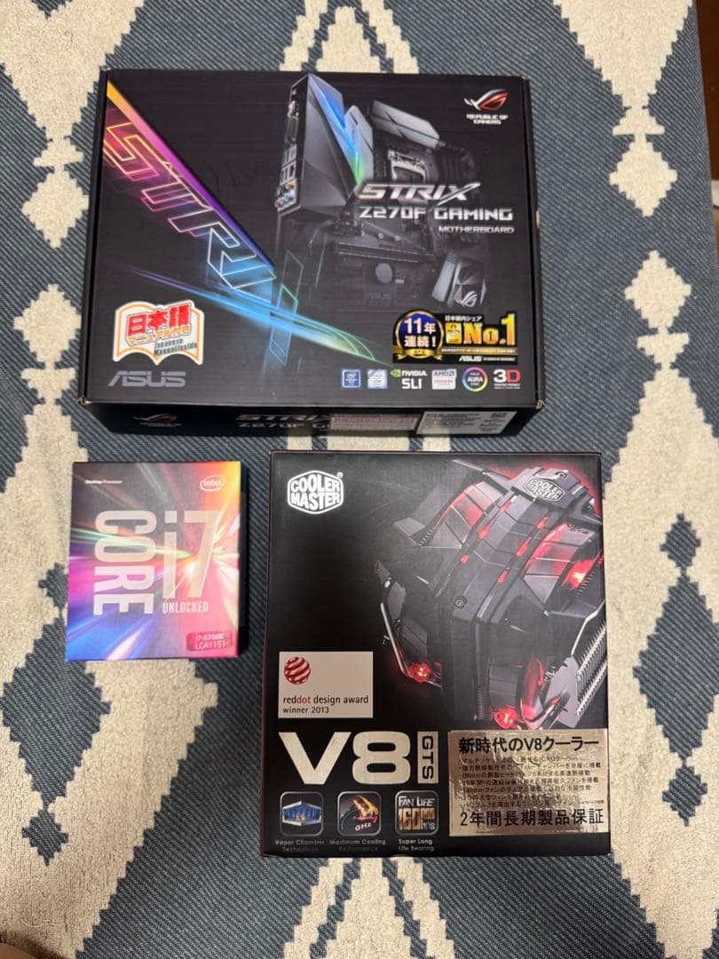 ASUS Z270F GAMING マザーボード& i7~6700K CPU