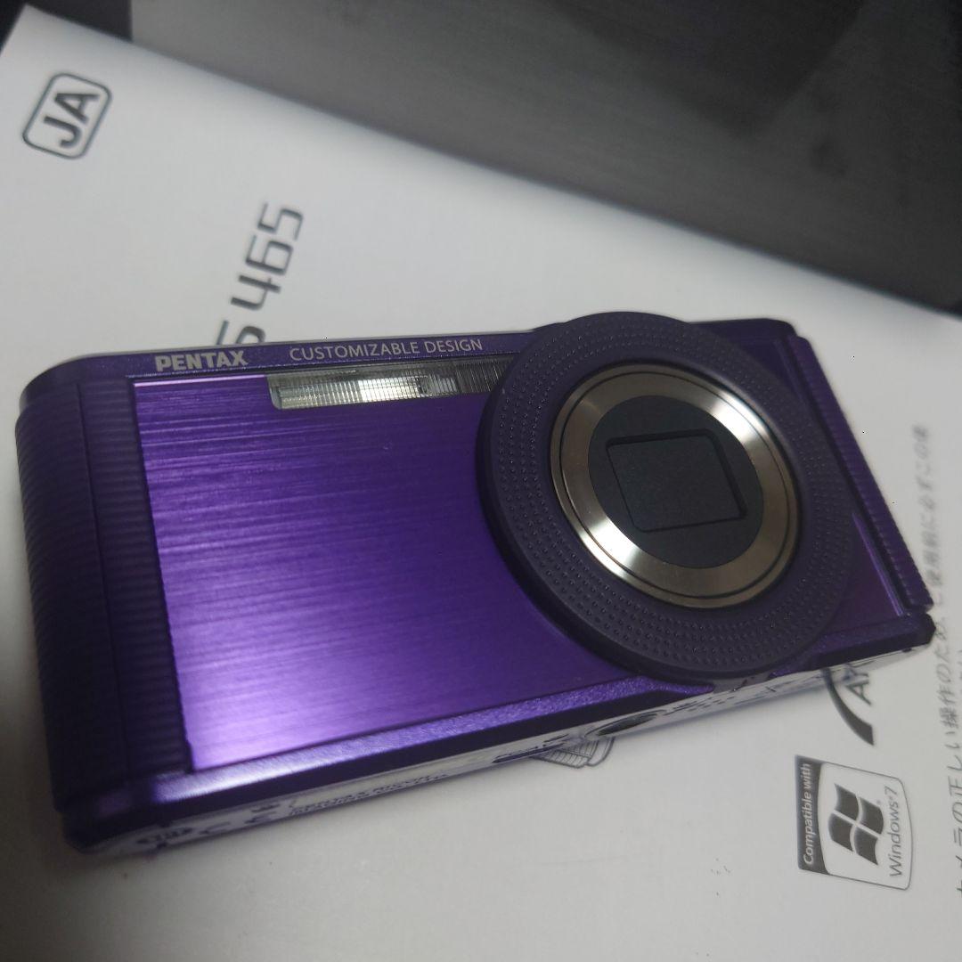 PENTAX Optio LS465 パープル 16MP 5倍ズーム 新品未使用