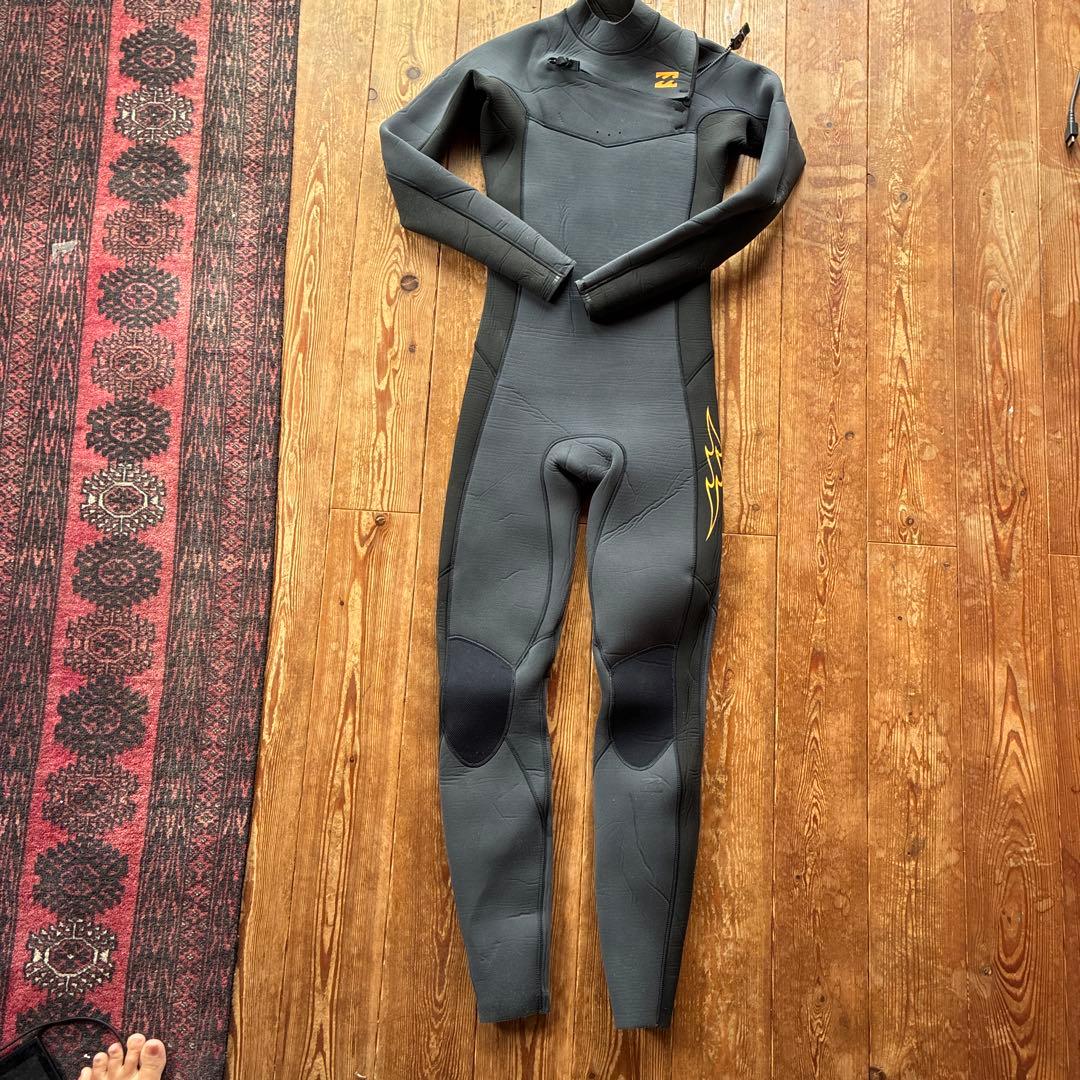 中高生ビラボンウェットフルスーツセミドライ4x3mmユース16美品165値下げ
