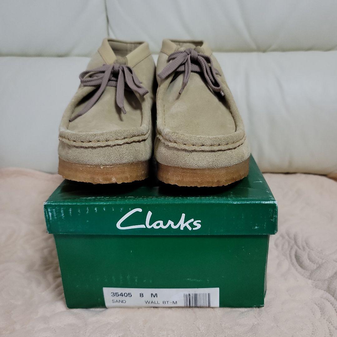 未使用クラークスワラビーClarks Wallabee26.0cmサンドベージュ