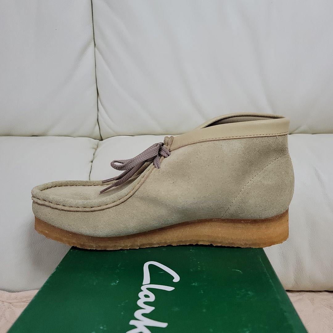 未使用クラークスワラビーClarks Wallabee26.0cmサンドベージュ