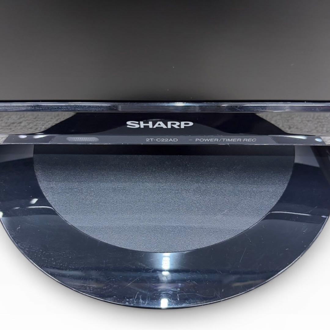 通電確認済み　シャープ製液晶テレビ　22インチ　2T-C22AD 2018年製