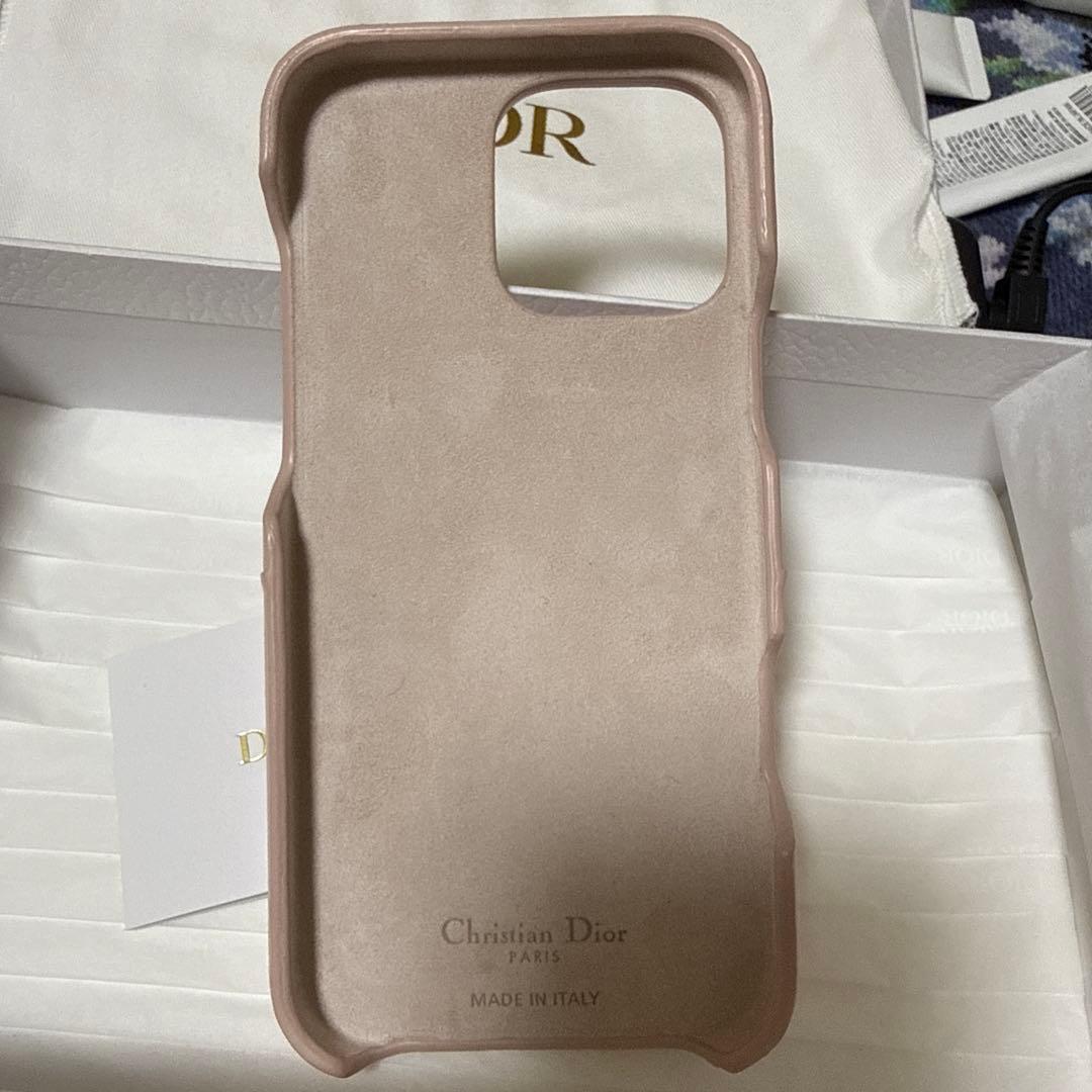 Dior iPhone16proMAX ケース ピンク　ディオール