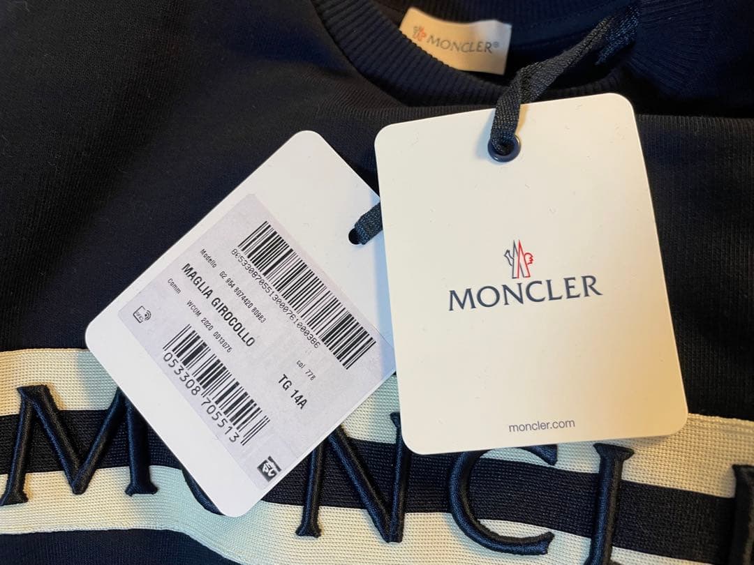 【新品タグ付き】モンクレールMoncler/トレーナー/14anni・164cm