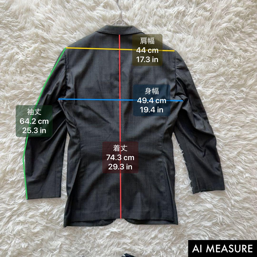 トゥモローランド GUABELLO生地 スーツ セットアップ 24サイズ グレー