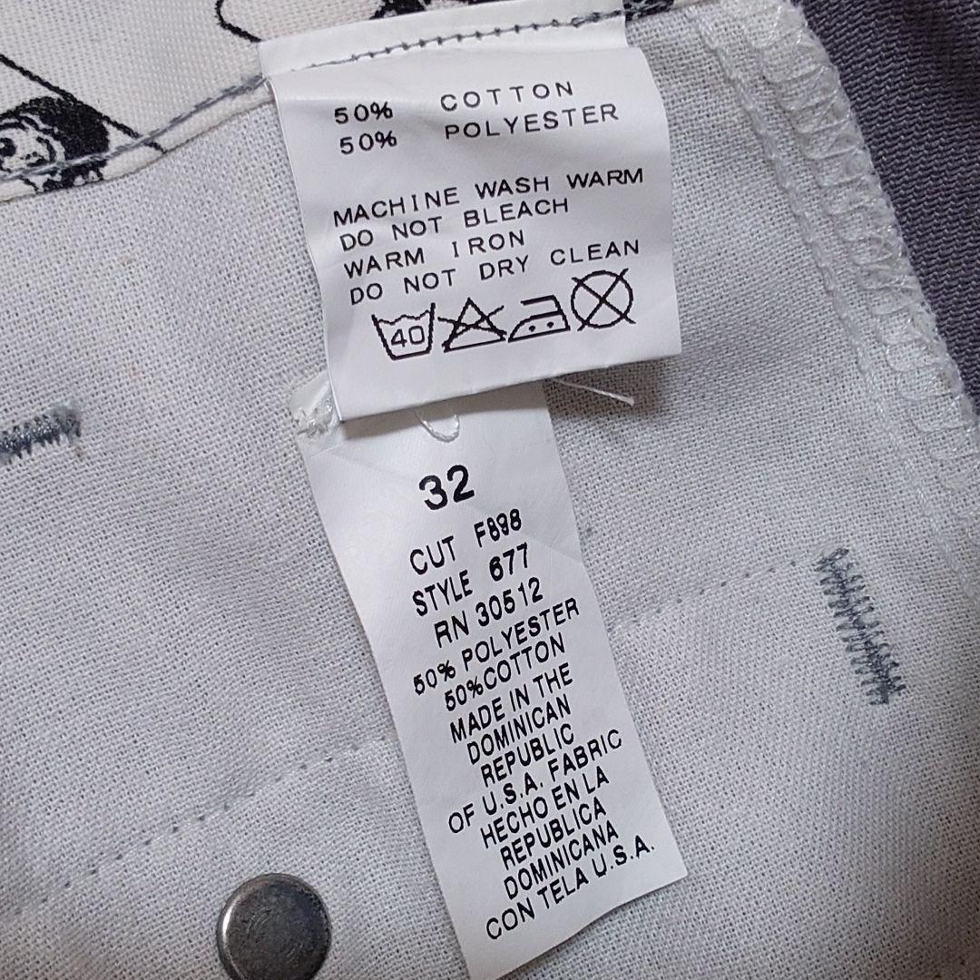 廃盤BEN DAVIS ゴリラカット ワイドパンツ サイズ32 グレー