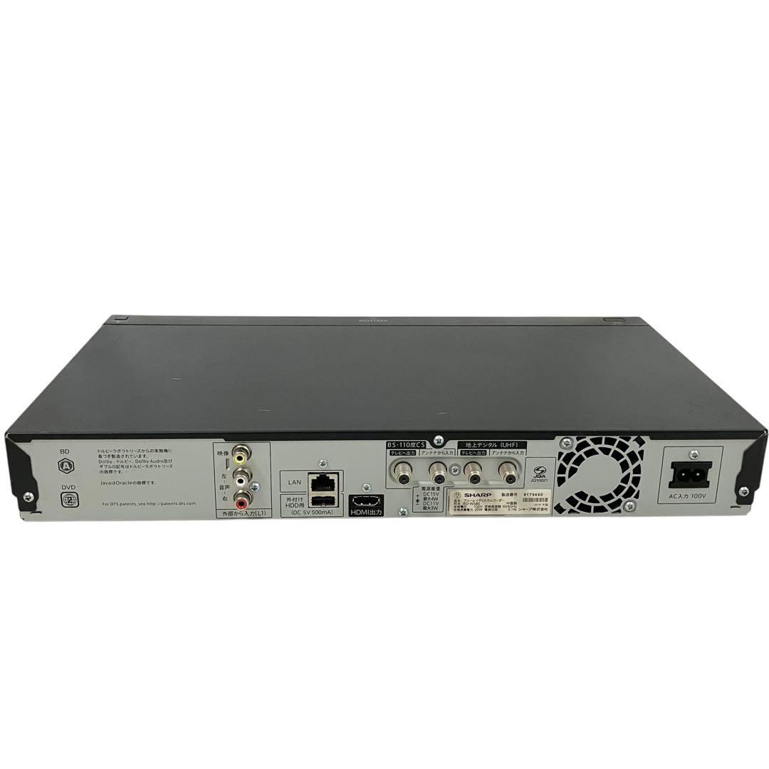 シャープ AQUOS 2番組同時録画 ブルーレイレコーダー BD-W580