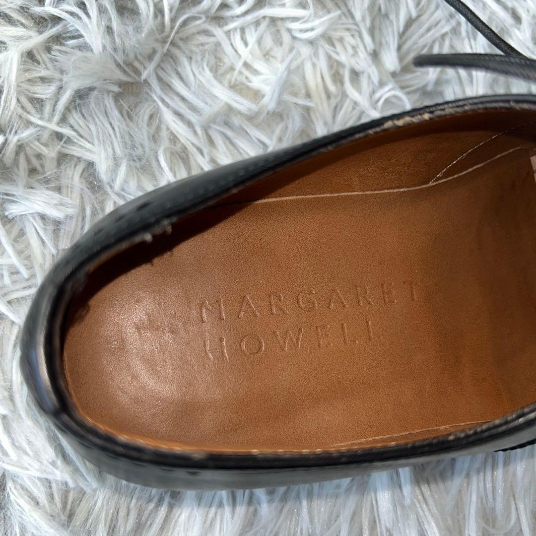 【美品】MARGARET HOWELL プレミアムライン レースアップシューズ