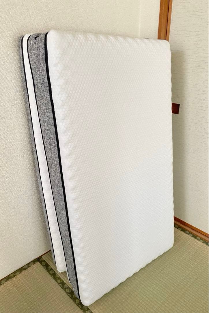 快眠タイムズ エコラテエリート 10cm三つ折りマットレスセミダブル 折りたたみ