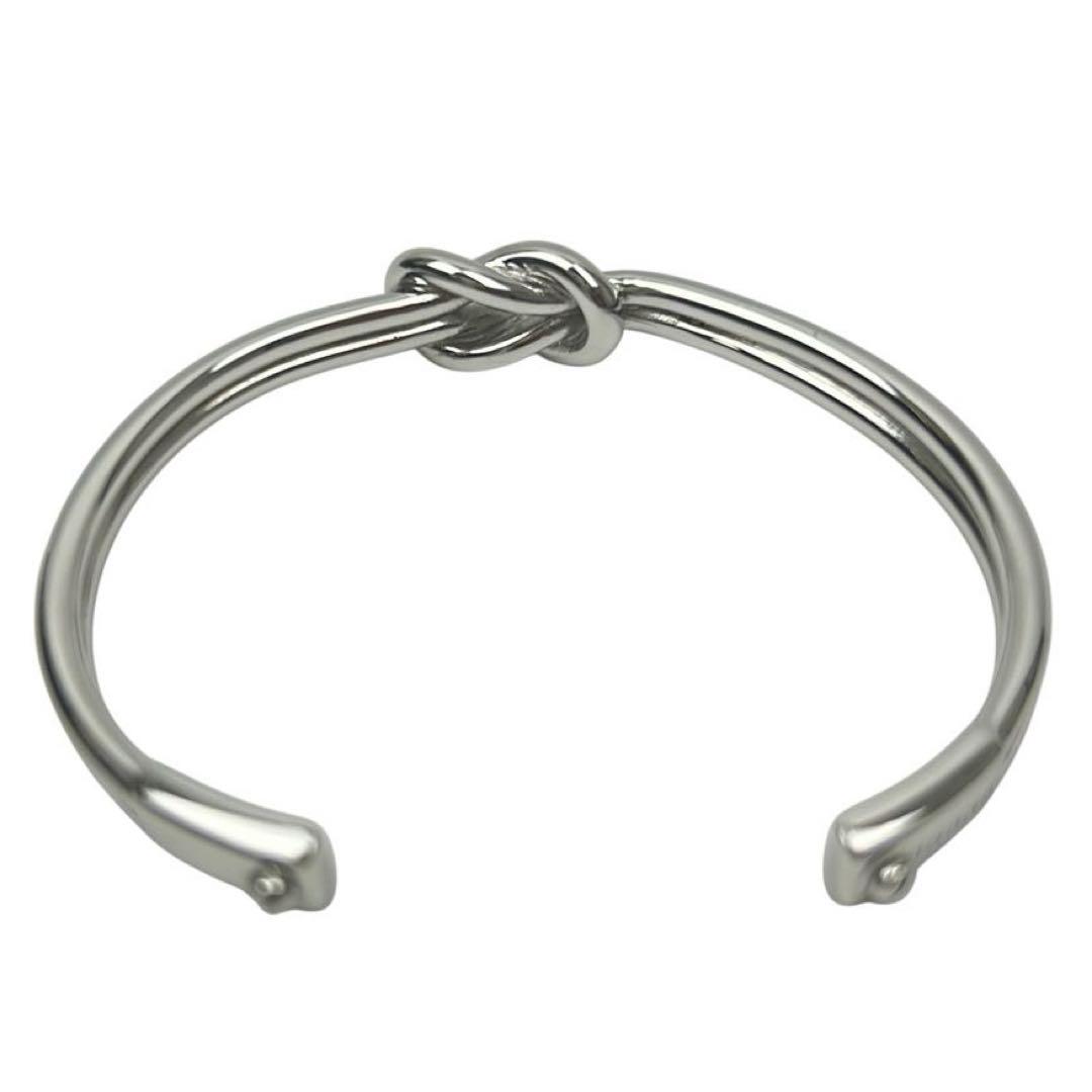 【希少】GUCCI グッチ ノット バングル ブレスレット シルバー 925